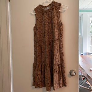 Old Navy Tiered High Neck Swing Dress